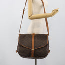 LOUIS VUITTON Monogram Saumur 35 Shoulder Bag M42254 LV Auth ka5161-27
