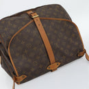 LOUIS VUITTON Monogram Saumur 35 Shoulder Bag M42254 LV Auth ka5161-6