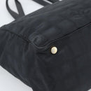 CHANEL New Travel Line Tote Bag Nylon Black CC Auth ka5162-13