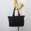 CHANEL New Travel Line Tote Bag Nylon Black CC Auth ka5162-23