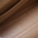 CHANEL Matelasse Hand Bag Lamb Skin Beige Gold CC Auth ka5163V-9