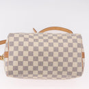 LOUIS VUITTON Damier Azur Speedy Bandouliere 25 Hand Bag N41374 LV Auth ka5166A-5