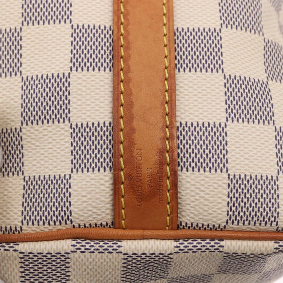 LOUIS VUITTON Damier Azur Speedy Bandouliere 25 Hand Bag N41374 LV Auth ka5166A