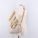 LOUIS VUITTON Damier Azur Speedy Bandouliere 25 Hand Bag N41374 LV Auth ka5166A-24