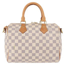 LOUIS VUITTON Damier Azur Speedy Bandouliere 25 Hand Bag N41374 LV Auth ka5166A-13