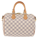 LOUIS VUITTON Damier Azur Speedy Bandouliere 25 Hand Bag N41374 LV Auth ka5166A-2