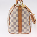 LOUIS VUITTON Damier Azur Speedy Bandouliere 25 Hand Bag N41374 LV Auth ka5166A-4