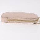 Christian Dior Chain Shoulder Bag Leather Pink Gold Auth ka5167-3