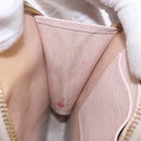 Christian Dior Chain Shoulder Bag Leather Pink Gold Auth ka5167-23