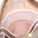 Christian Dior Chain Shoulder Bag Leather Pink Gold Auth ka5167-12
