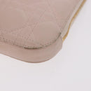 Christian Dior Chain Shoulder Bag Leather Pink Gold Auth ka5167-16