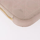 Christian Dior Chain Shoulder Bag Leather Pink Gold Auth ka5167-17