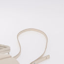 CELINE Vertical Cabas Small Hand Bag Leather 2way White Auth ka5169-11