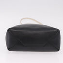 CELINE Vertical Cabas Small Hand Bag Leather 2way White Auth ka5169-12