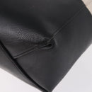 CELINE Vertical Cabas Small Hand Bag Leather 2way White Auth ka5169-16