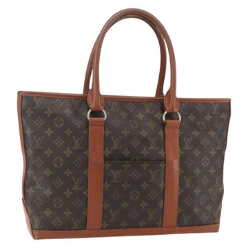LOUIS VUITTON Monogram Sac Weekend PM Hand Bag M42425 LV Auth ka517