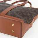 LOUIS VUITTON Monogram Sac Weekend PM Hand Bag M42425 LV Auth ka517-9