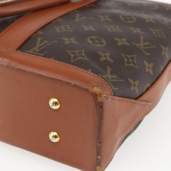 LOUIS VUITTON Monogram Sac Weekend PM Hand Bag M42425 LV Auth ka517