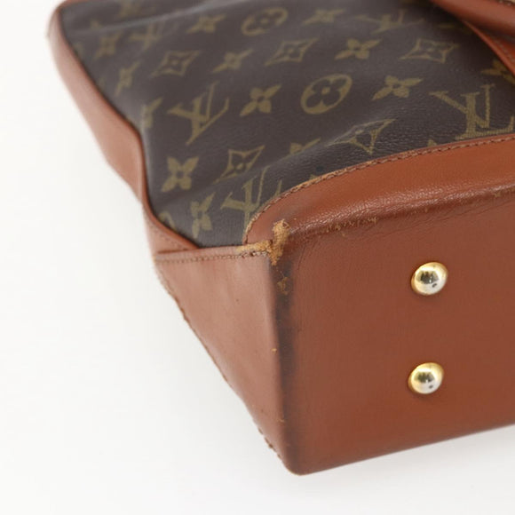 LOUIS VUITTON Monogram Sac Weekend PM Hand Bag M42425 LV Auth ka517