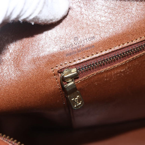 LOUIS VUITTON Monogram Sac Weekend PM Hand Bag M42425 LV Auth ka517