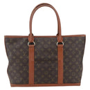 LOUIS VUITTON Monogram Sac Weekend PM Hand Bag M42425 LV Auth ka517-2