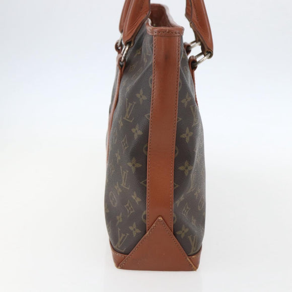 LOUIS VUITTON Monogram Sac Weekend PM Hand Bag M42425 LV Auth ka517