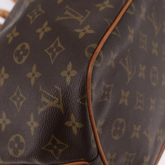LOUIS VUITTON Monogram Palermo PM Tote Bag M40145 LV Auth ka5171A