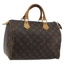 LOUIS VUITTON Monogram Speedy 30 Hand Bag M41526 LV Auth ka5172A-1