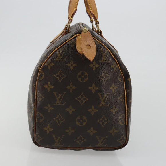LOUIS VUITTON Monogram Speedy 30 Hand Bag M41526 LV Auth ka5172A
