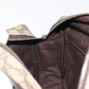 GUCCI GG Supreme Shoulder Bag PVC Leather Beige Silver 114291 Auth ka5174-20