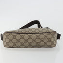 GUCCI GG Supreme Shoulder Bag PVC Leather Beige Silver 114291 Auth ka5174-5