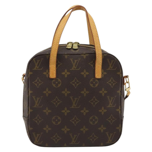 LOUIS VUITTON Monogram Spontini Hand Bag 2way M47500 LV Auth ka5176