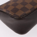 LOUIS VUITTON Damier Ebene Trousse Make Up Pouch N51982 LV Auth ka5177-8