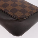 LOUIS VUITTON Damier Ebene Trousse Make Up Pouch N51982 LV Auth ka5177-15