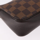 LOUIS VUITTON Damier Ebene Trousse Make Up Pouch N51982 LV Auth ka5177-16