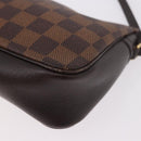 LOUIS VUITTON Damier Ebene Trousse Make Up Pouch N51982 LV Auth ka5177-17