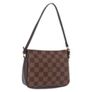 LOUIS VUITTON Damier Ebene Trousse Make Up Pouch N51982 LV Auth ka5177-1