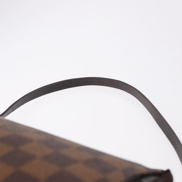 LOUIS VUITTON Damier Ebene Trousse Make Up Pouch N51982 LV Auth ka5177