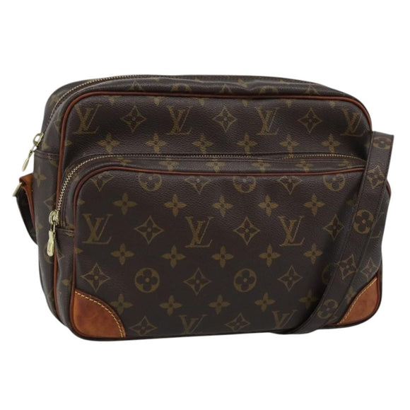 LOUIS VUITTON Monogram Nile Shoulder Bag M45244 LV Auth ka5178A
