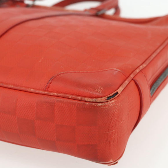 LOUIS VUITTON Damier Infini Porte Documents Voyage Bag N41143 LV Auth ka518