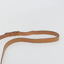 CELINE Macadam Shoulder Bag PVC Leather Brown Gold Auth ka5180A-8