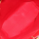 LOUIS VUITTON Monogram Vernis Reade MM Hand Bag Red M91086 LV Auth ka5182-11