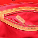 LOUIS VUITTON Monogram Vernis Reade MM Hand Bag Red M91086 LV Auth ka5182-12