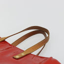 LOUIS VUITTON Monogram Vernis Reade MM Hand Bag Red M91086 LV Auth ka5182-14