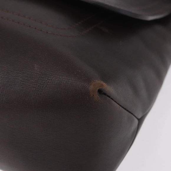 LOUIS VUITTON Utah Ohama Shoulder Bag Leather Brown M92994 LV Auth ka5184