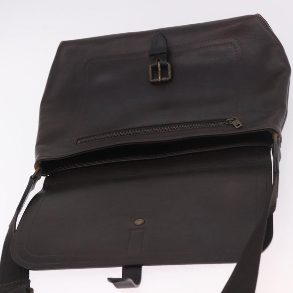 LOUIS VUITTON Utah Ohama Shoulder Bag Leather Brown M92994 LV Auth ka5184