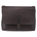 LOUIS VUITTON Utah Ohama Shoulder Bag Leather Brown M92994 LV Auth ka5184-2