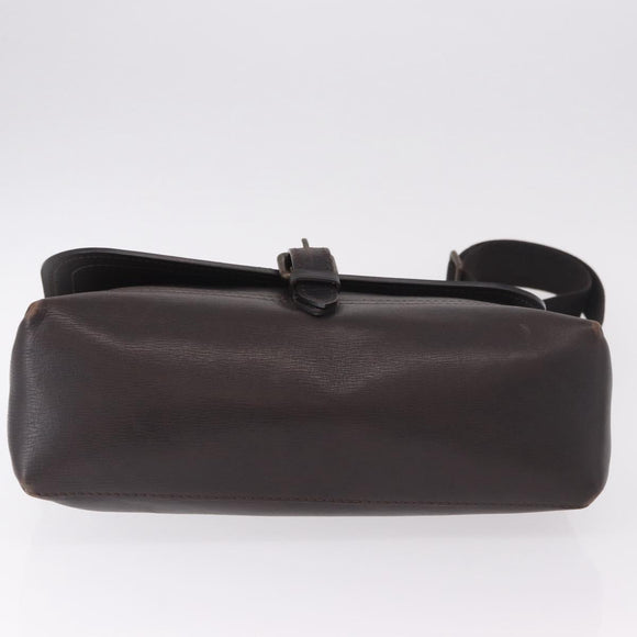 LOUIS VUITTON Utah Ohama Shoulder Bag Leather Brown M92994 LV Auth ka5184