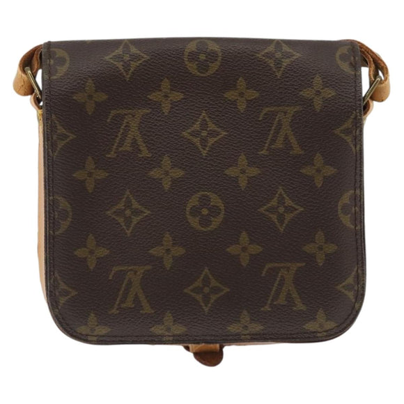 LOUIS VUITTON Monogram Cartouchiere PM Shoulder Bag M51254 LV Auth ka5185