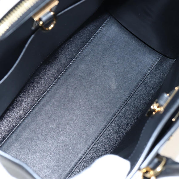 LOUIS VUITTON City Steamer PM Hand Bag Calf Skin Black M51021 LV Auth ka5186SV